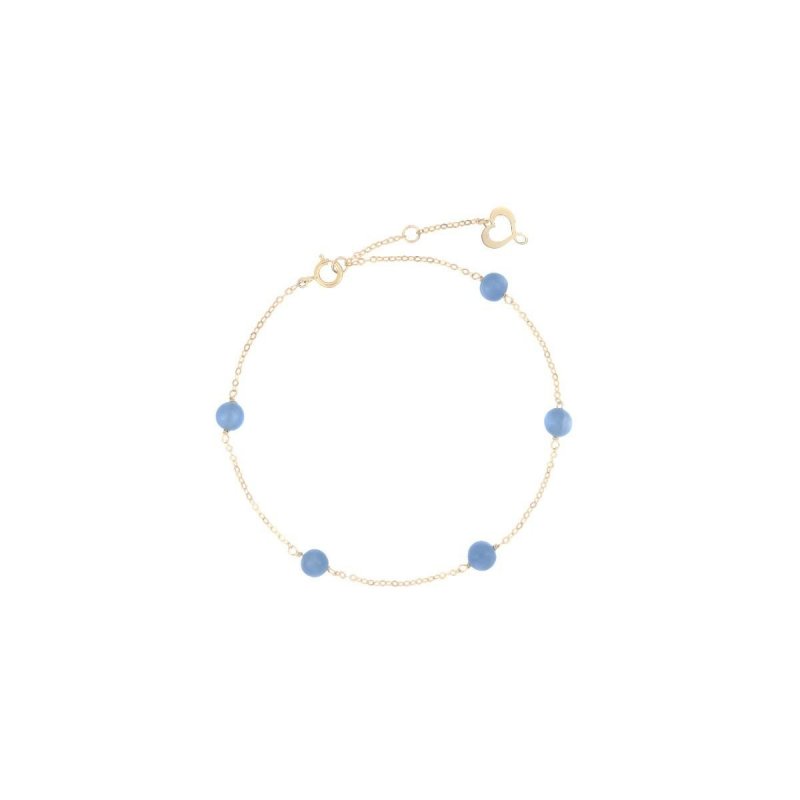Maman Et Sophie - Bracciale Nuvole - Oro 18Kt - Cianite