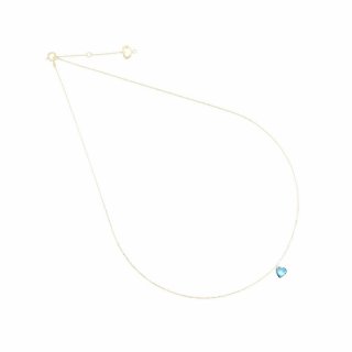 Girocollo 18Kt Cuore Blu