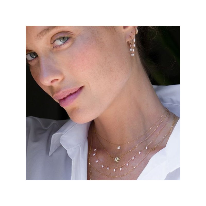 Maman Et Sophie - Girocollo Diamante - Oro 18K