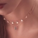 Maman Et Sophie - Girocollo Bimbo - Oro Rosa - Diamanti