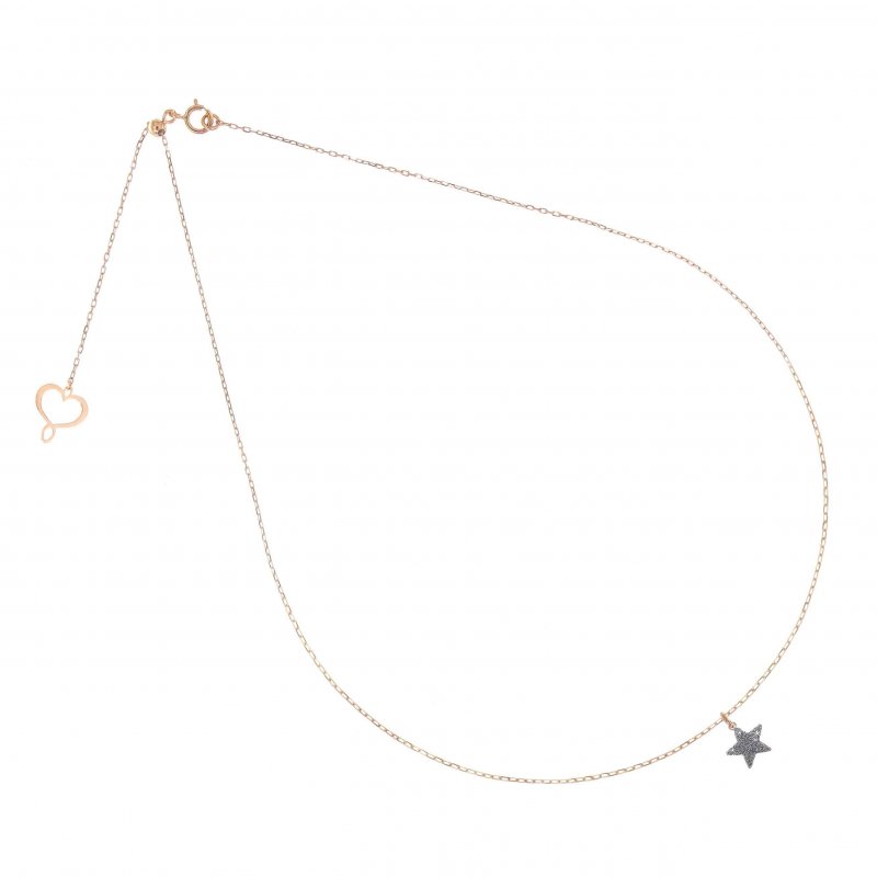 Maman Et Sophie - Girocollo 18Kt - Oro Rosa - Polvere