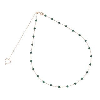 Maman Et Sophie - Girocollo Malachite - Oro 18Kt