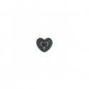 Maman Et Sophie - Orecchini Cuore - Argento 925 - Nero