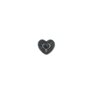 Maman Et Sophie - Orecchini Cuore - Argento 925 - Nero