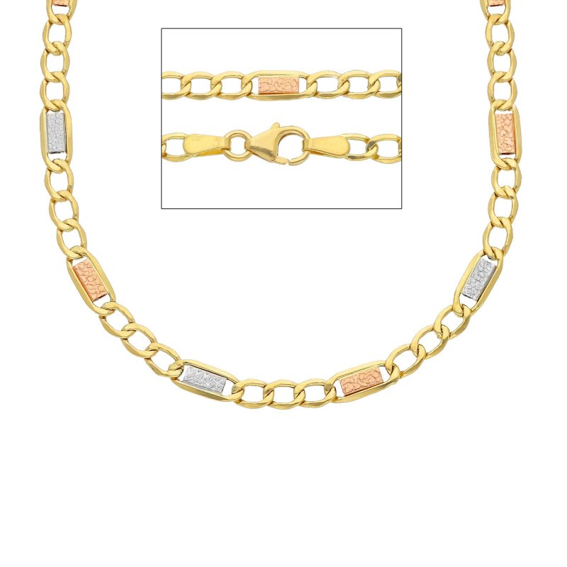 Songa Antonio - Catena Girocollo - Oro Tre Colori