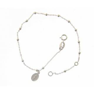 Songa Antonio - Bracciale Rosario - Oro Bianco
