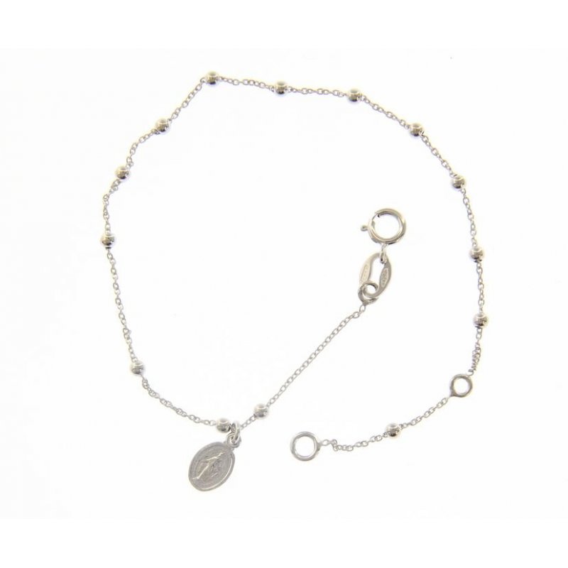 Songa Antonio - Bracciale Rosario - Oro Bianco