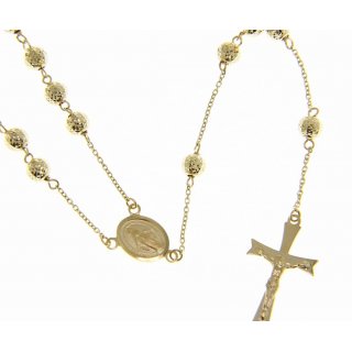 Songa Antonio - Rosario Collana - Oro Giallo - 60Cm