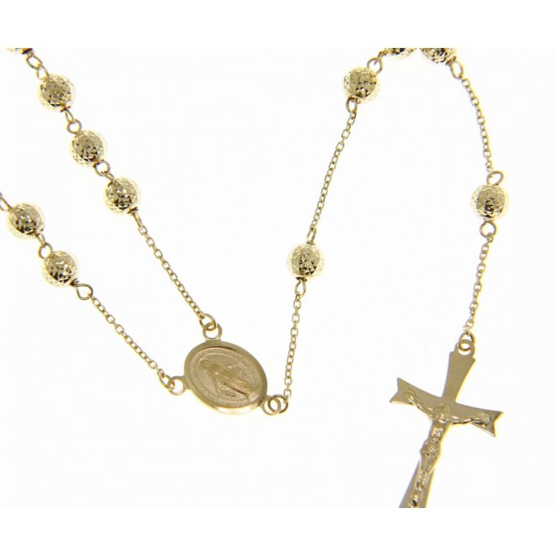 Songa Antonio - Rosario Collana - Oro Giallo - 60Cm