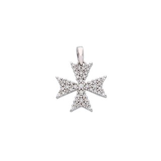 Songa Antonio - Croci - Oro Bianco - Zirconia Cubica