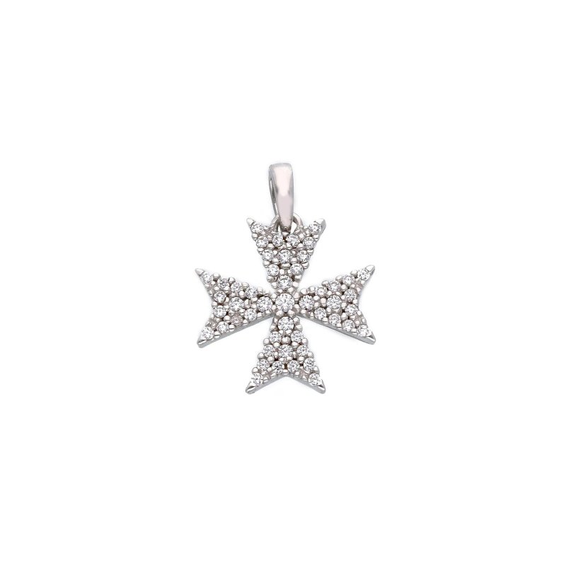 Songa Antonio - Croci - Oro Bianco - Zirconia Cubica