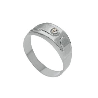 Songa Antonio - Anello Solitario - Oro Bianco