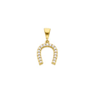 Songa Antonio - Ciondolo Oro Giallo - Zirconia Cubica