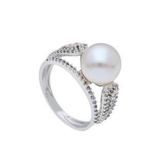 Songa Antonio - Anello Solitario - Oro Bianco