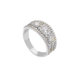Songa Antonio - Anello Trilogy - Oro Bianco