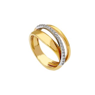 Songa Antonio - Anello Intreccio - Oro Giallo