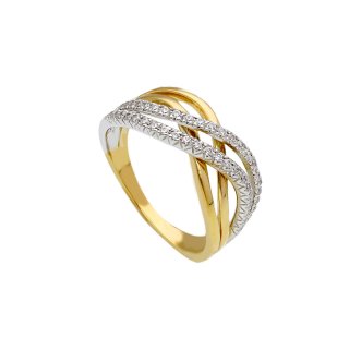 Songa Antonio - Anello Intreccio - Oro Giallo