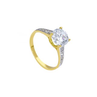 Songa Antonio - Anello Solitario - Oro Giallo