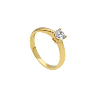 Songa Antonio - Anello Solitario - Oro Giallo