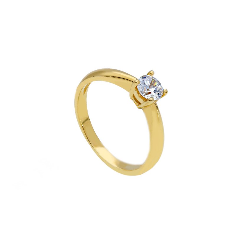 Songa Antonio - Anello Solitario - Oro Giallo