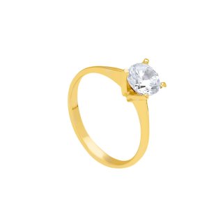 Songa Antonio - Anello Solitario - Oro Giallo