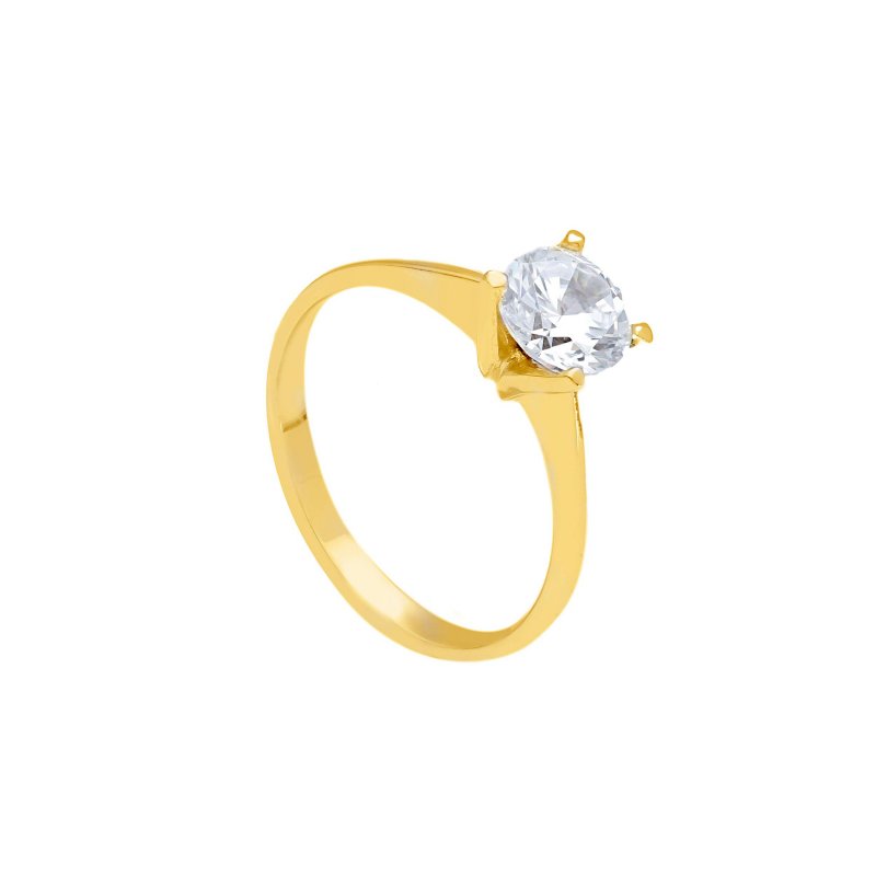 Songa Antonio - Anello Solitario - Oro Giallo