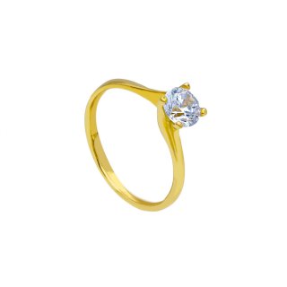 Songa Antonio - Anello Solitario - Oro Giallo