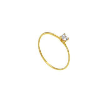 Songa Antonio - Anello Pietra Singola - Oro Giallo