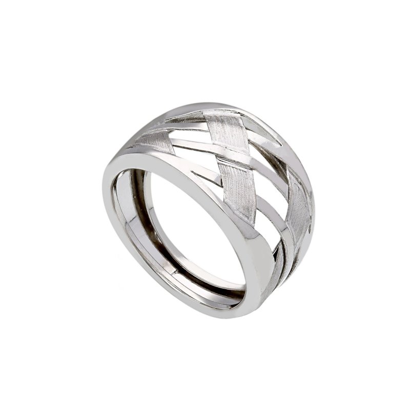 Songa Antonio - Anello Fascia - Oro Bianco