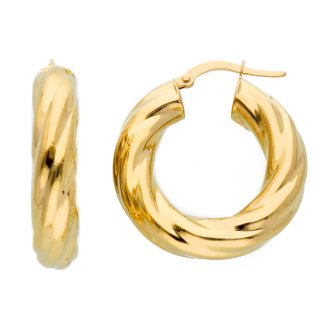 Songa Antonio - Orecchini Cerchio - Oro Giallo