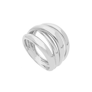 Songa Antonio - Anello Intreccio - Oro Bianco
