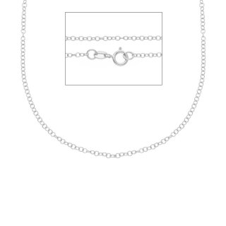 Songa Antonio - Catena Girocollo - Oro Bianco - 42+3Cm