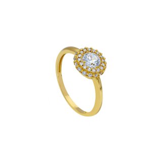 Songa Antonio - Anello Solitario - Oro Giallo