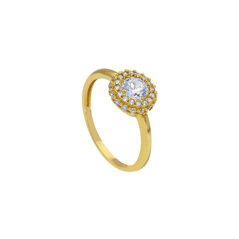 Songa Antonio - Anello Solitario - Oro Giallo