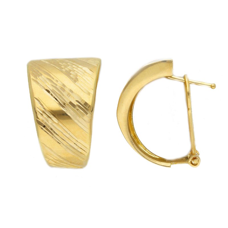 Songa Antonio - Orecchini Perno Clips - Oro Giallo