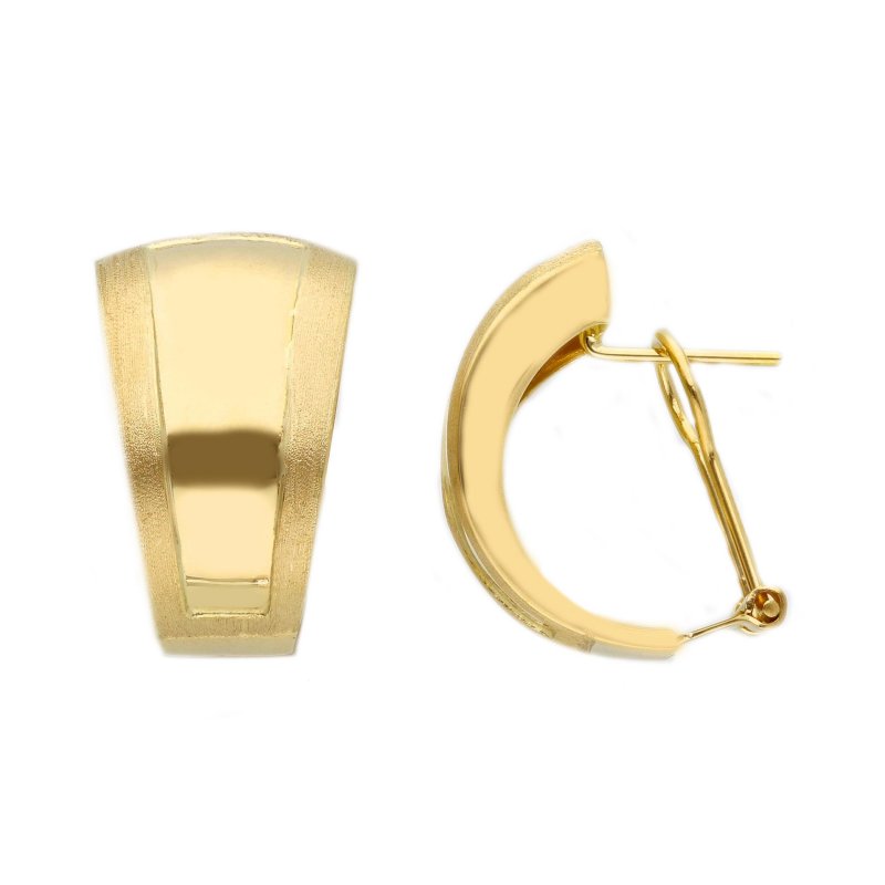 Songa Antonio - Orecchini Perno Clips - Oro Giallo