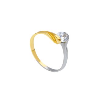 Songa Antonio - Anello Solitario - Oro Giallo