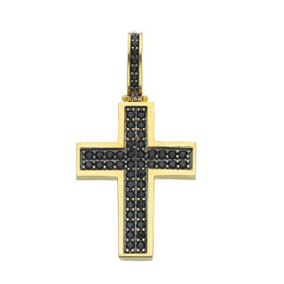 Songa Antonio - Croci Gioiello - Oro Giallo - Spinello Nero