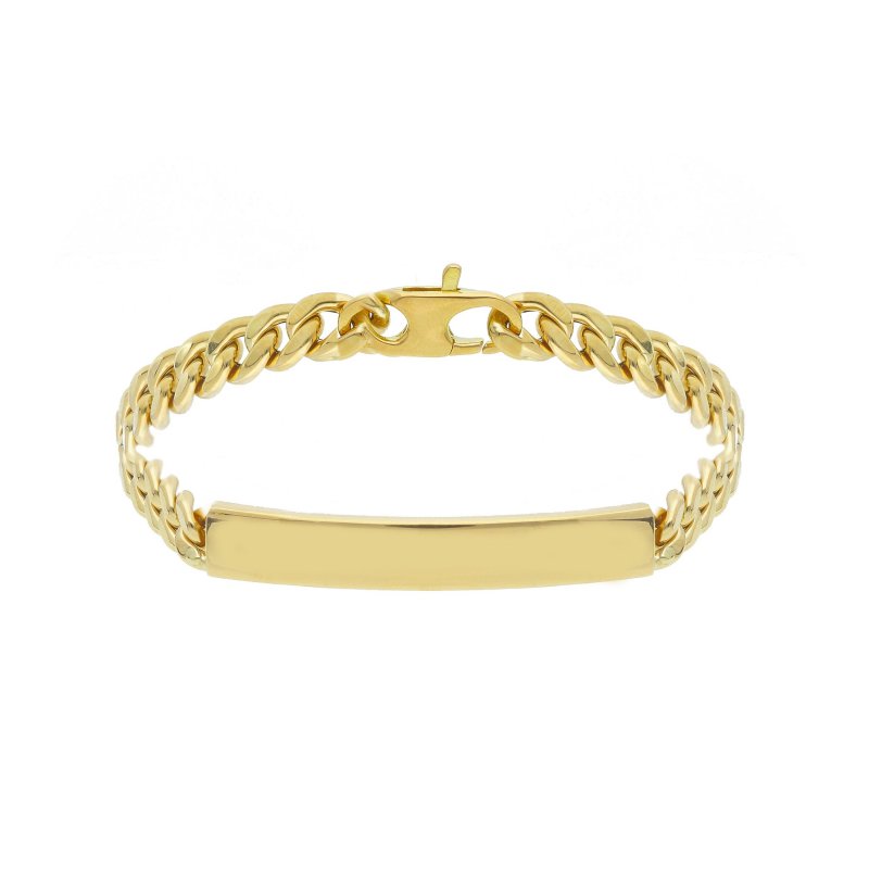 Songa Antonio - Bracciale Targa - Oro Giallo
