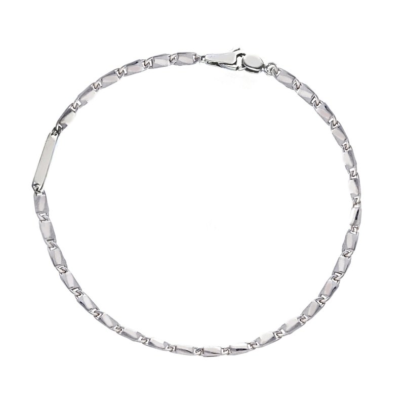 Songa Antonio - Bracciale A Catena - Oro Bianco