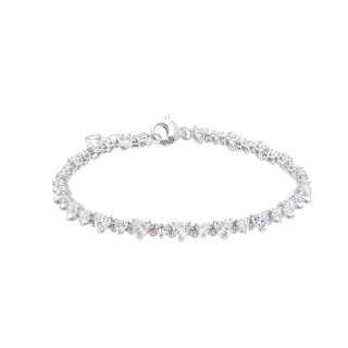 Songa Antonio - Bracciale Tennis Fantasia - Oro Bianco