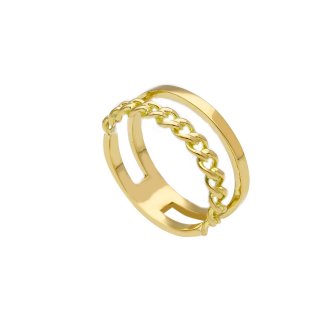 Songa Antonio - Anello Intreccio - Oro Giallo