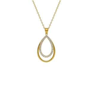 Songa Antonio - Girocollo - Oro Giallo - Zirconia
