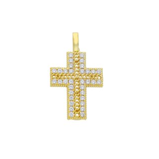 Songa Antonio - Ciondolo Oro Giallo - Zirconia Cubica