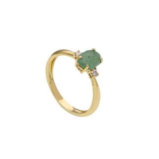 Songa Antonio - Anello Solitario - Oro Giallo