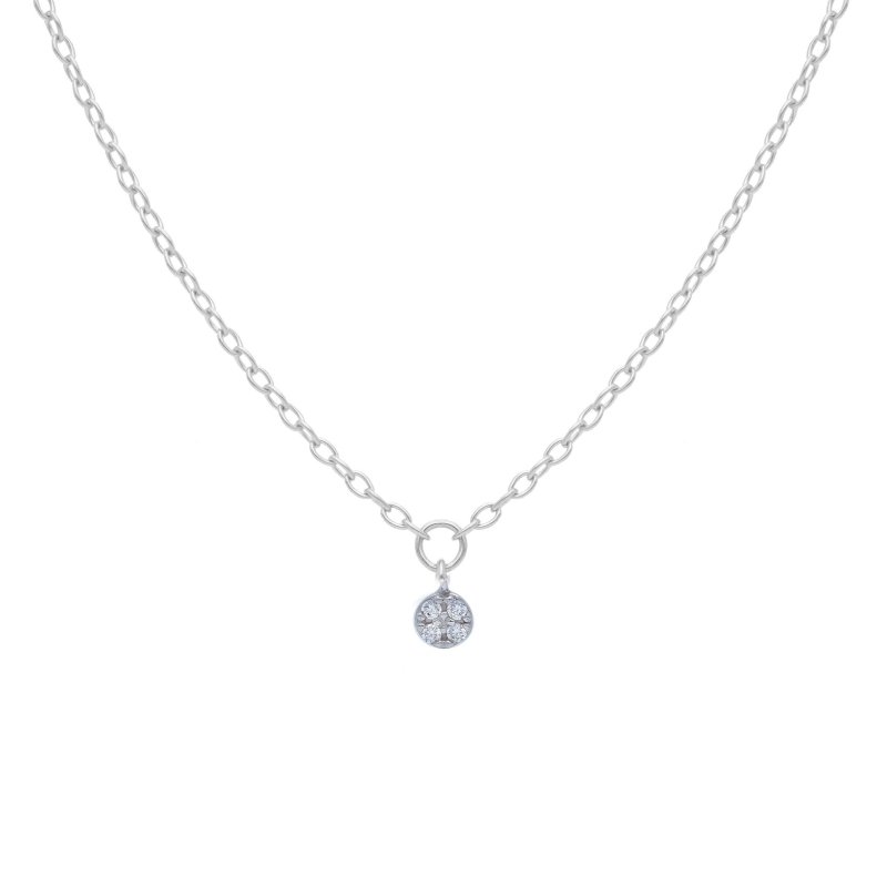 Songa Antonio - Girocollo - Oro Bianco - Zirconia