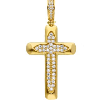 Songa Antonio - Croci - Oro Giallo - Zirconia