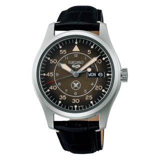 Seiko - 5 Sports Automatico - Quadrante Marrone - Cinturino Pelle