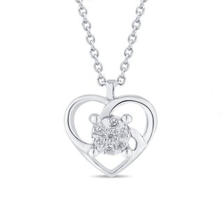 Bliss - Collierino In Oro Bianco - Diamante