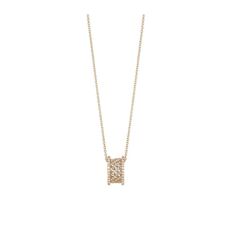 Salvini - Collierino In Oro Rosa - Riflessi S - Diamante